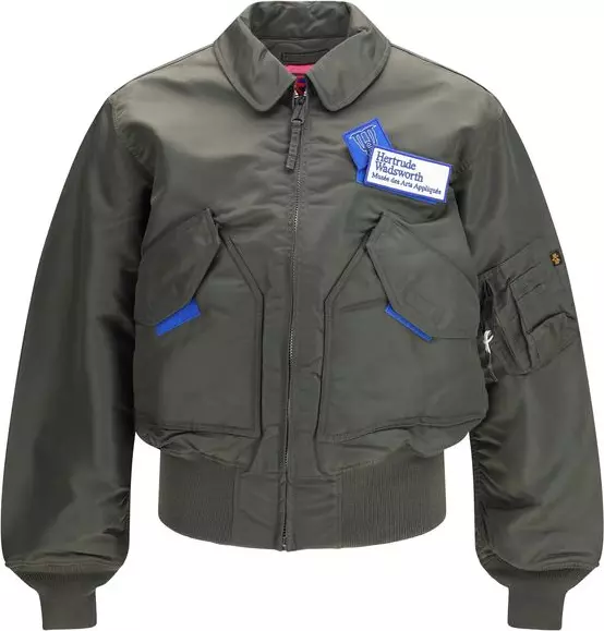 Bicolor Nylon Bomber