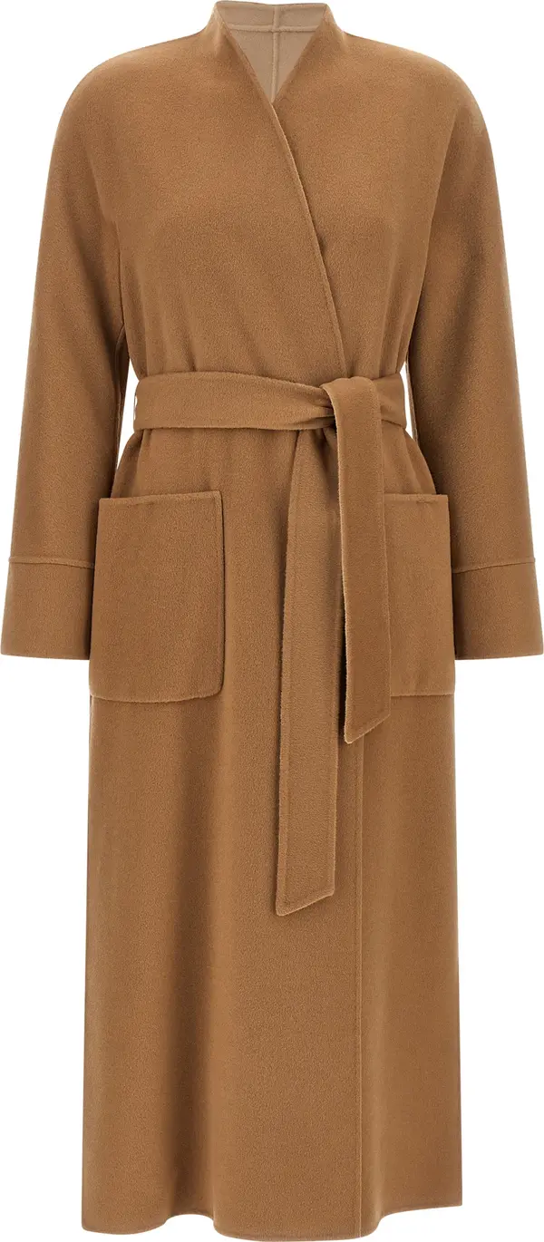 Beige Wool Coat