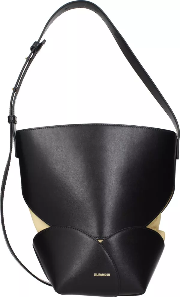 Black Leather Crossbody Bag