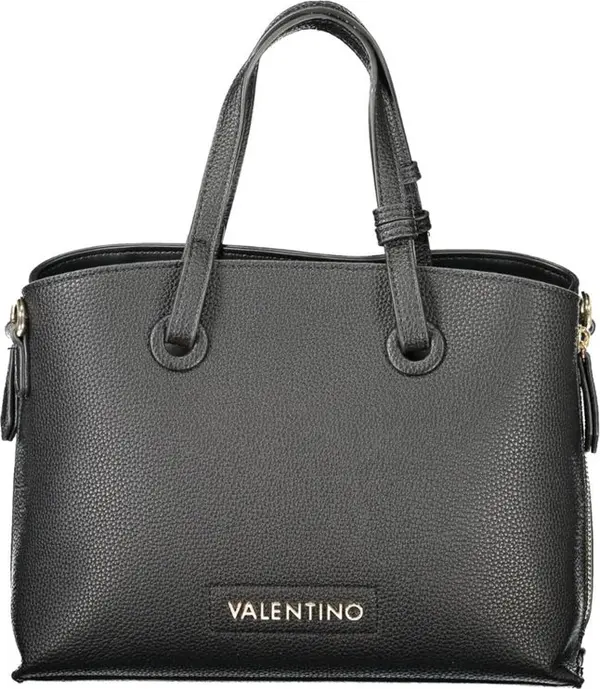 Black Polyurethane Women's Bag