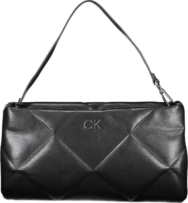 Black Polyester Women's Bag