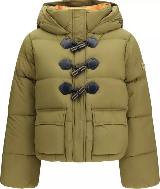 Bicolor Nylon Full-Length Jacket