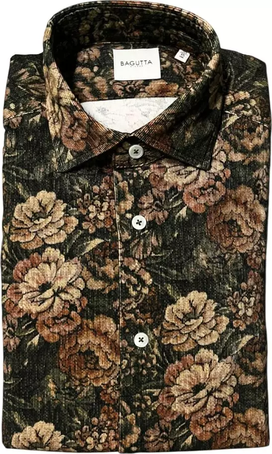 Multicolor Cotton Men's Shirt