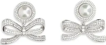 Silver Brass Earrings