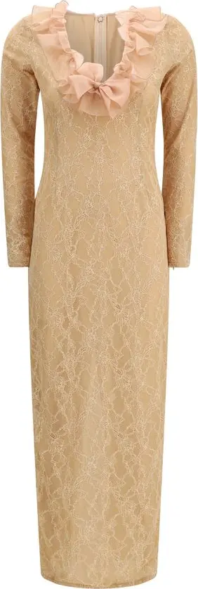 Multicolor Polyamide Cocktail Dress