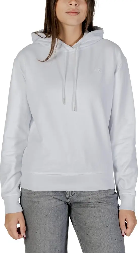 White Cotton Hoodie