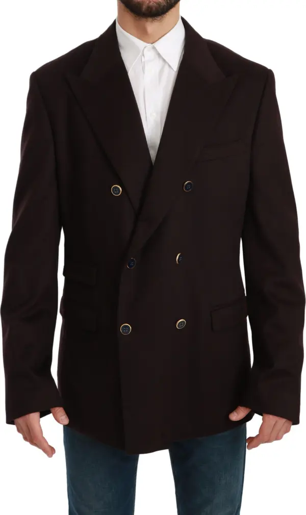 Bordeaux Cashmere Coat TAORMINA Blazer