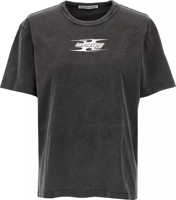 Gray Cotton T-Shirt