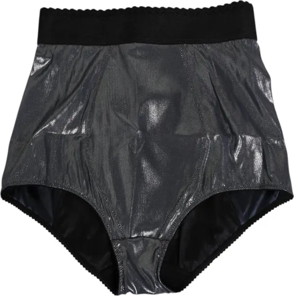Gray Silk Stretch Slip Girdle Panty Underwear