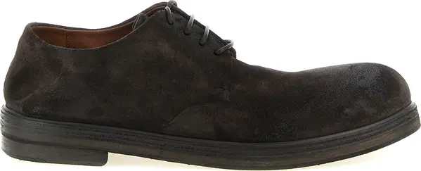 Brown Calfskin Oxfords And Derbies