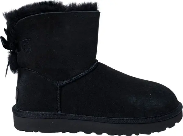 Black Suede Leather Ankle Boots