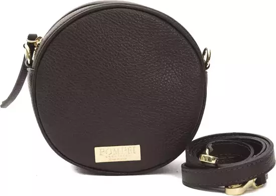 Brown Leather Women Crossbody Bag
