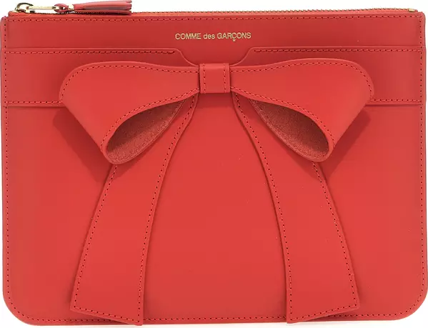 Red Cowhide Cardholder