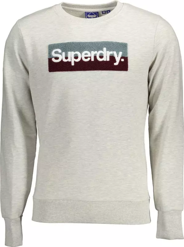 Grigio Cotton Men Sweatshirt