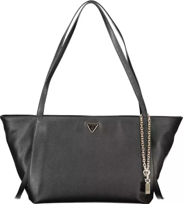 Black Polyurethane Women's Bag