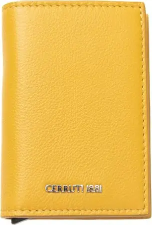 Yellow Calfskin Men Wallet