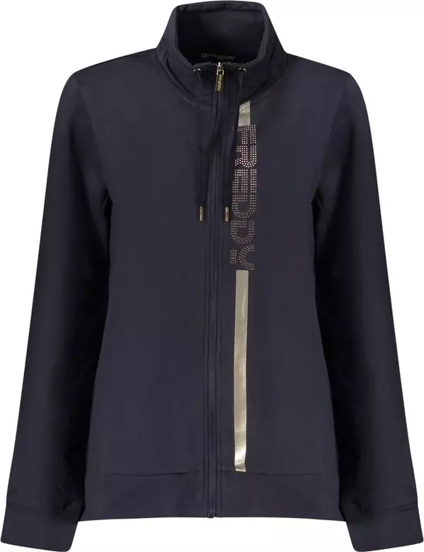 Blu Cotton Women Sweatshirt