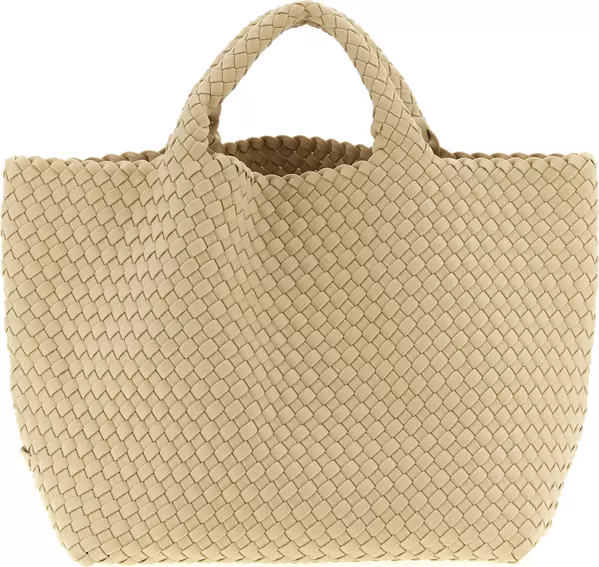 Beige Neoprene Tote Bag