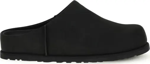 Black Calf Leather Bos Taurus Mules