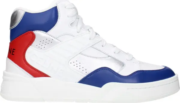 White Leather Athletic Sneakers