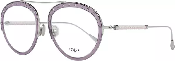 Purple Metal & Leather Glasses (Frames)