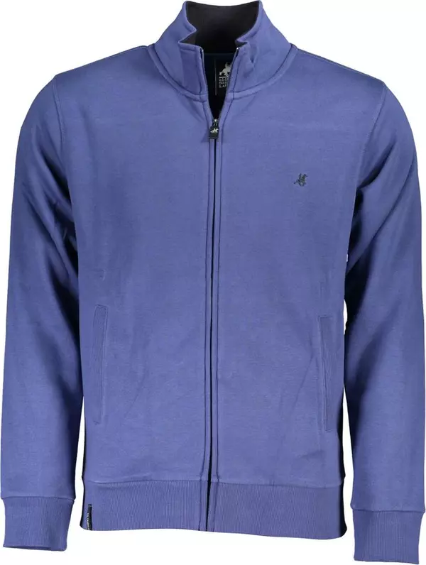Blue Cotton Men's Sweatshirt