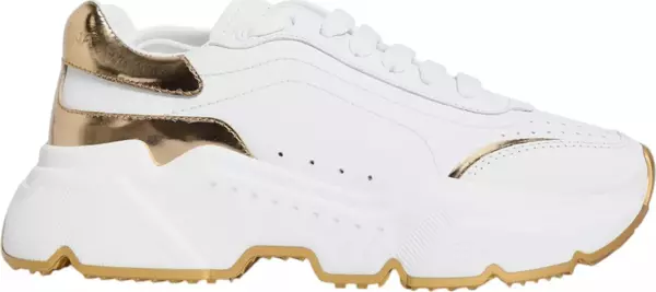 White Gold Daymaster Low Top Sneakers Shoes