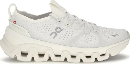 White Fabric Athletic Sneakers