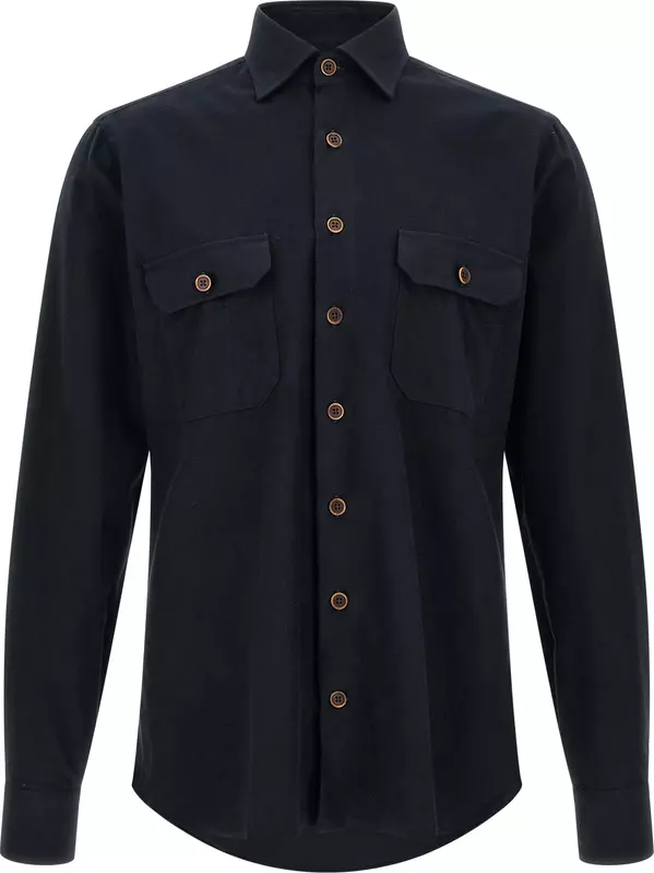 Blue Cotton Blouse