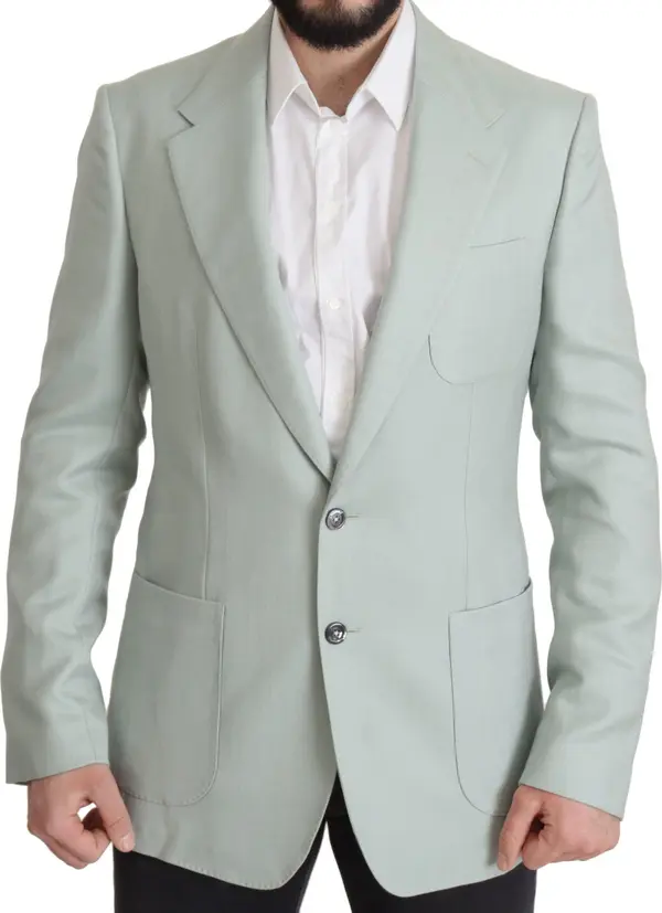 Green Cashmere Jacket Blazer Jacket