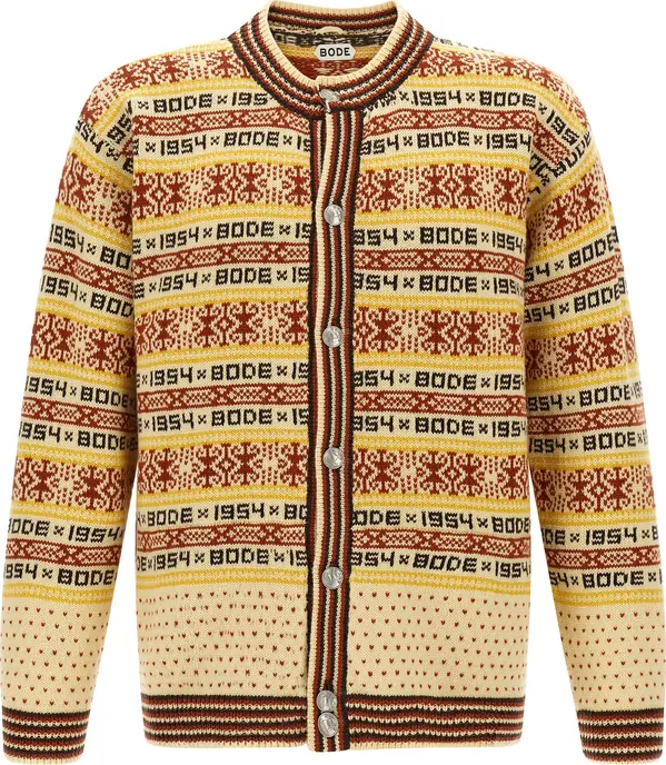Multicolor Wool Cardigan