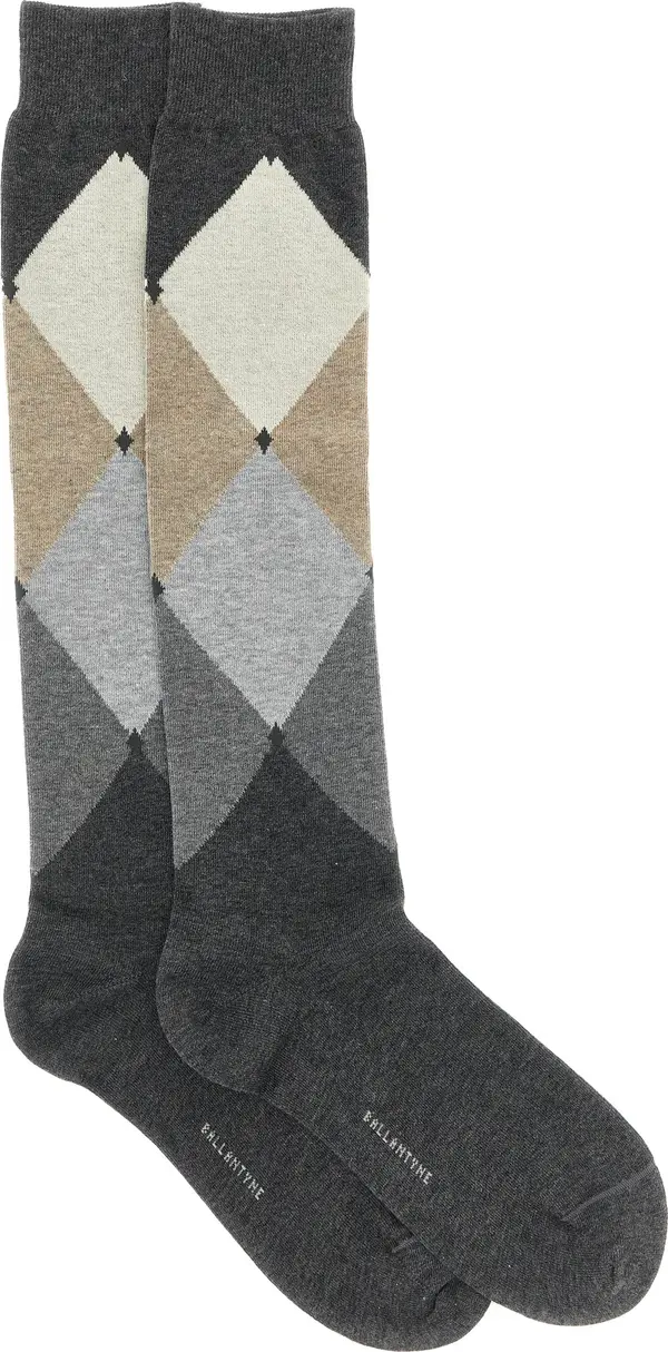 Gray Cotton Socks