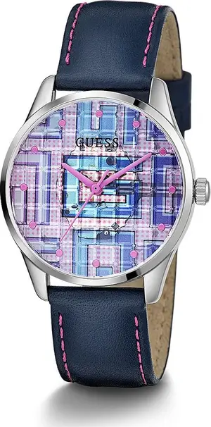Blue Leather Watch