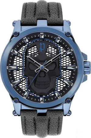 Black Leather Watch