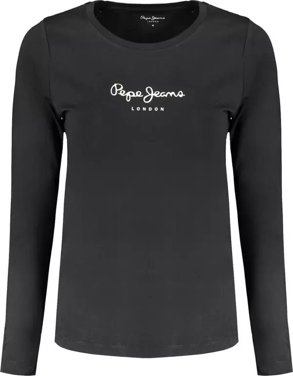 Black Cotton Women's T-Shirt