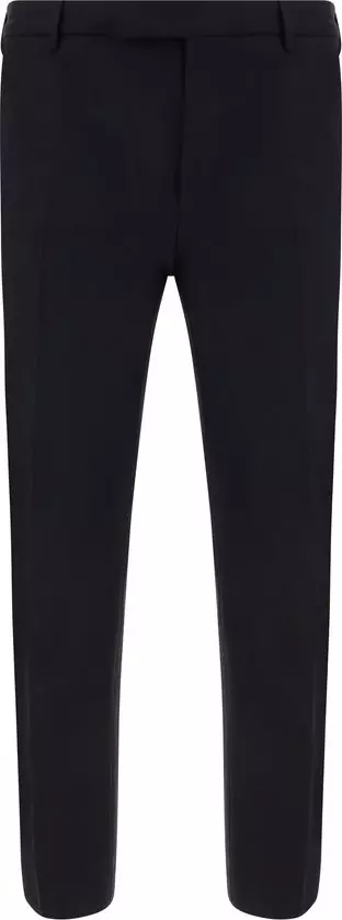 Black Elastane Dress Pants