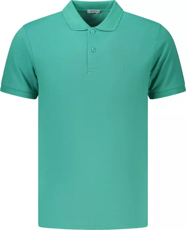 Green Cotton Men's Polo