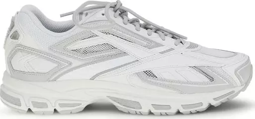 White Polyethylene Athletic Sneakers