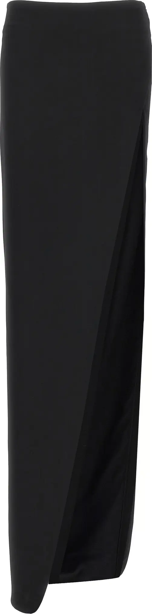 Black Lamb Leather Mini Skirt