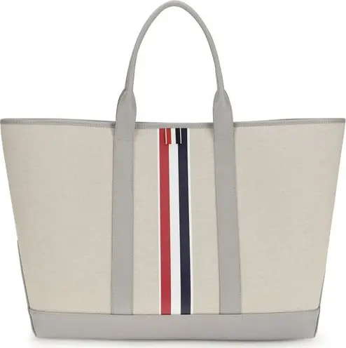 Gray Fabric Shoulder Bag