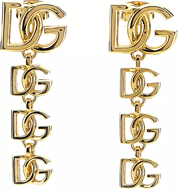 Gold Brass Earrings
