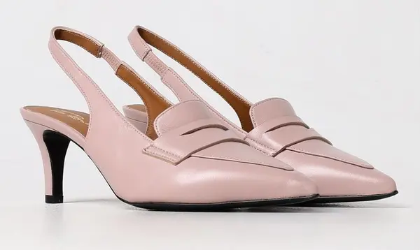 Multicolor Leather High Heel Pumps
