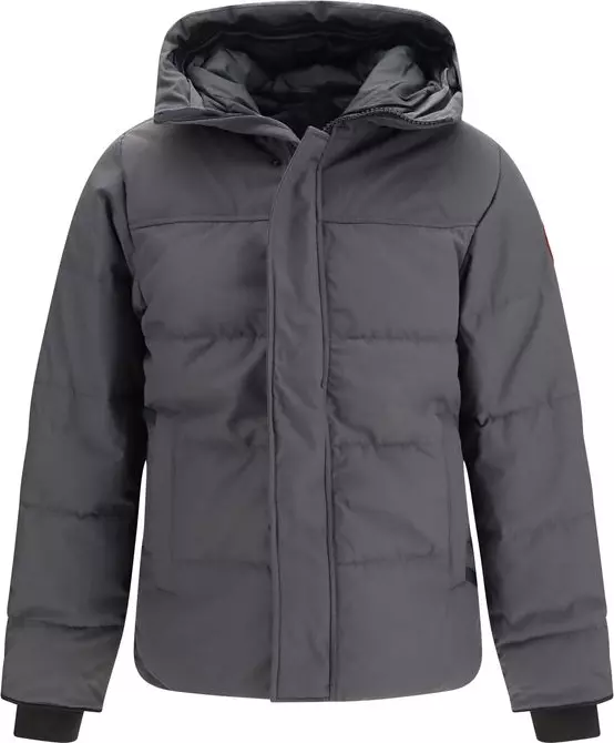 Gray Cotton Parka