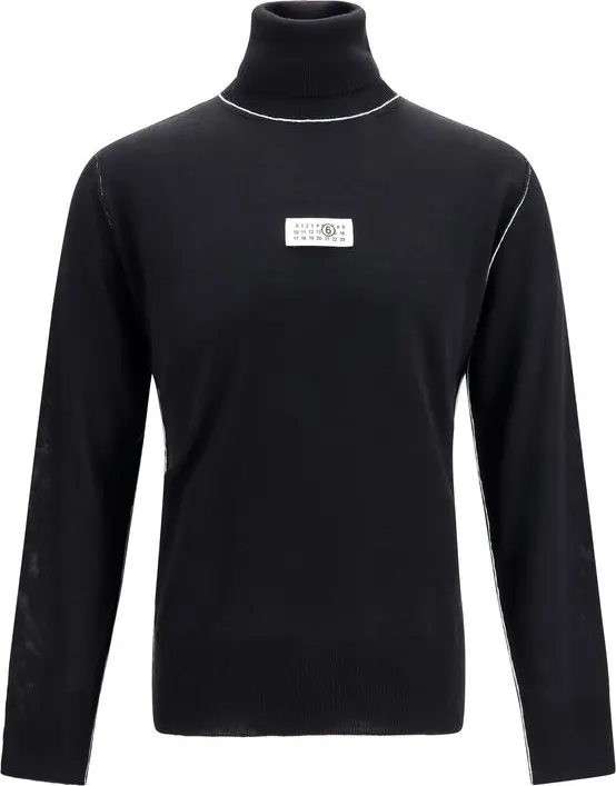 Black Wool Oves Aries Turtleneck