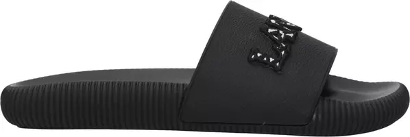 Black Cotton Slippers