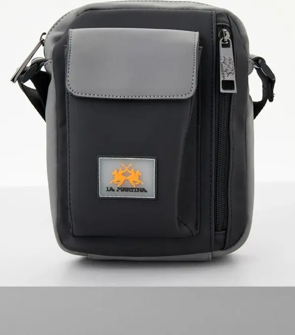 Bicolor Polyethylene Crossbody Bag