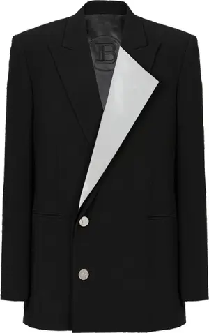 Black Viscose Blazer
