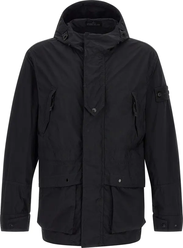 Black Polyamide Shell Jacket