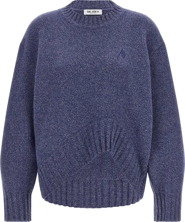 Blue Virgin Wool Cardigan