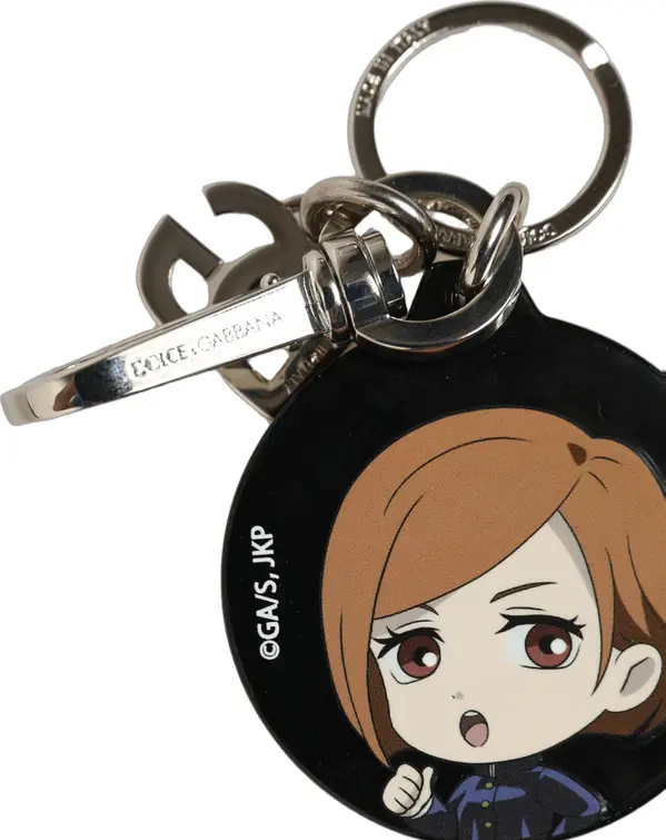 Black Kaisen Nobara Kugisaki Charm Metal Keychain Keyring